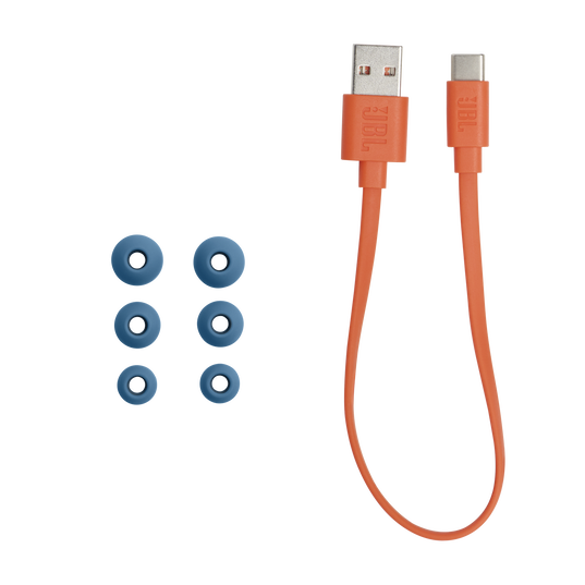 JBL Endurance Run 2 Wireless - Blue - Waterproof Wireless In-Ear Sport Headphones - Detailshot 3